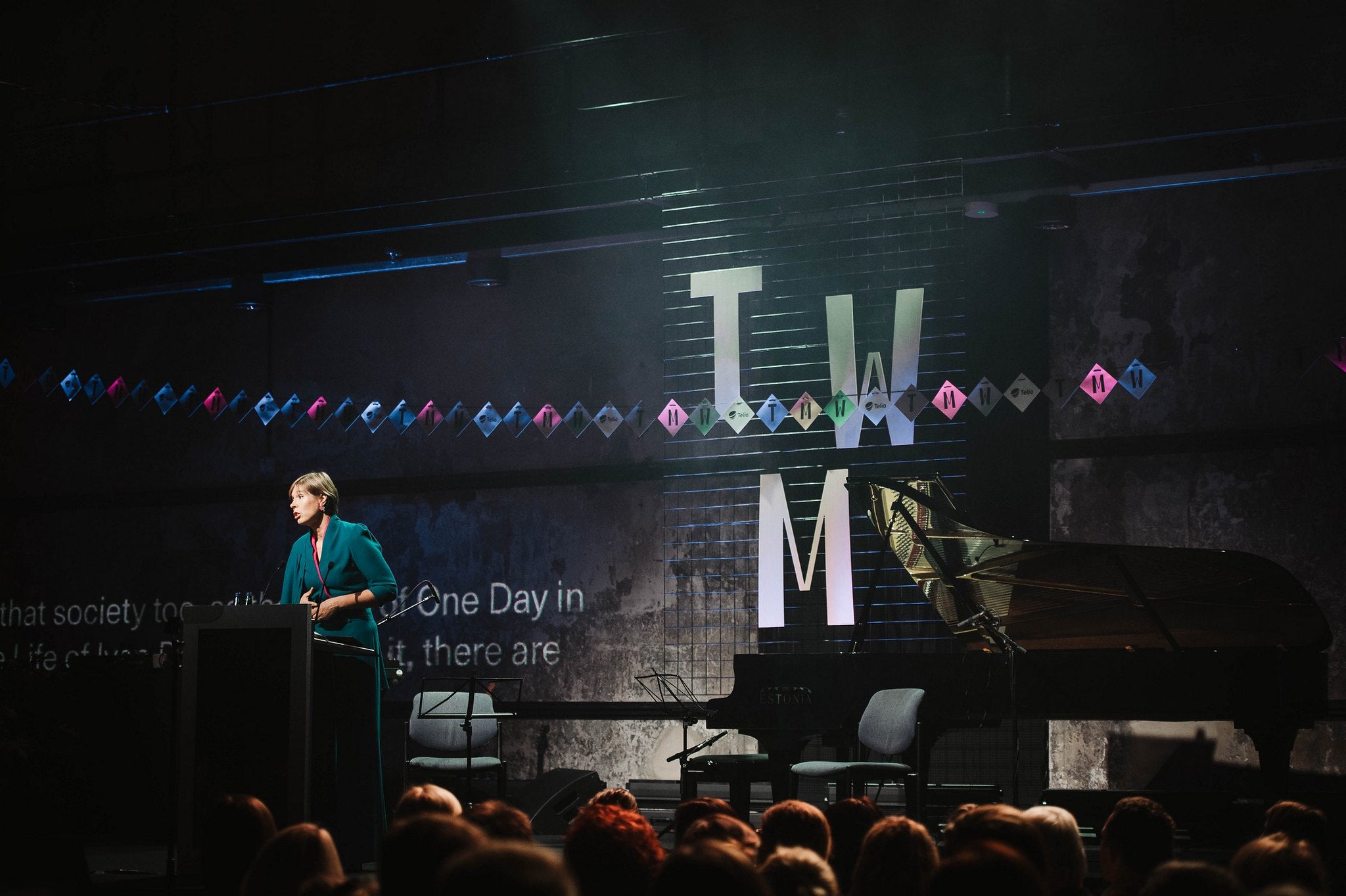 The opening ceremony for the conference was a speech from the current President of Estonia Kersti Kaljulaid
