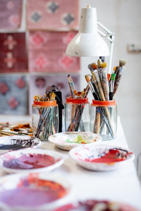 For those not so visible - image of an artist's studio