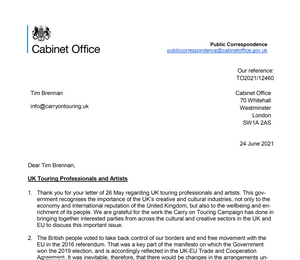 CABINET OFFICE RESPONDS TO OUR OPEN LETTER TO LORD FROST